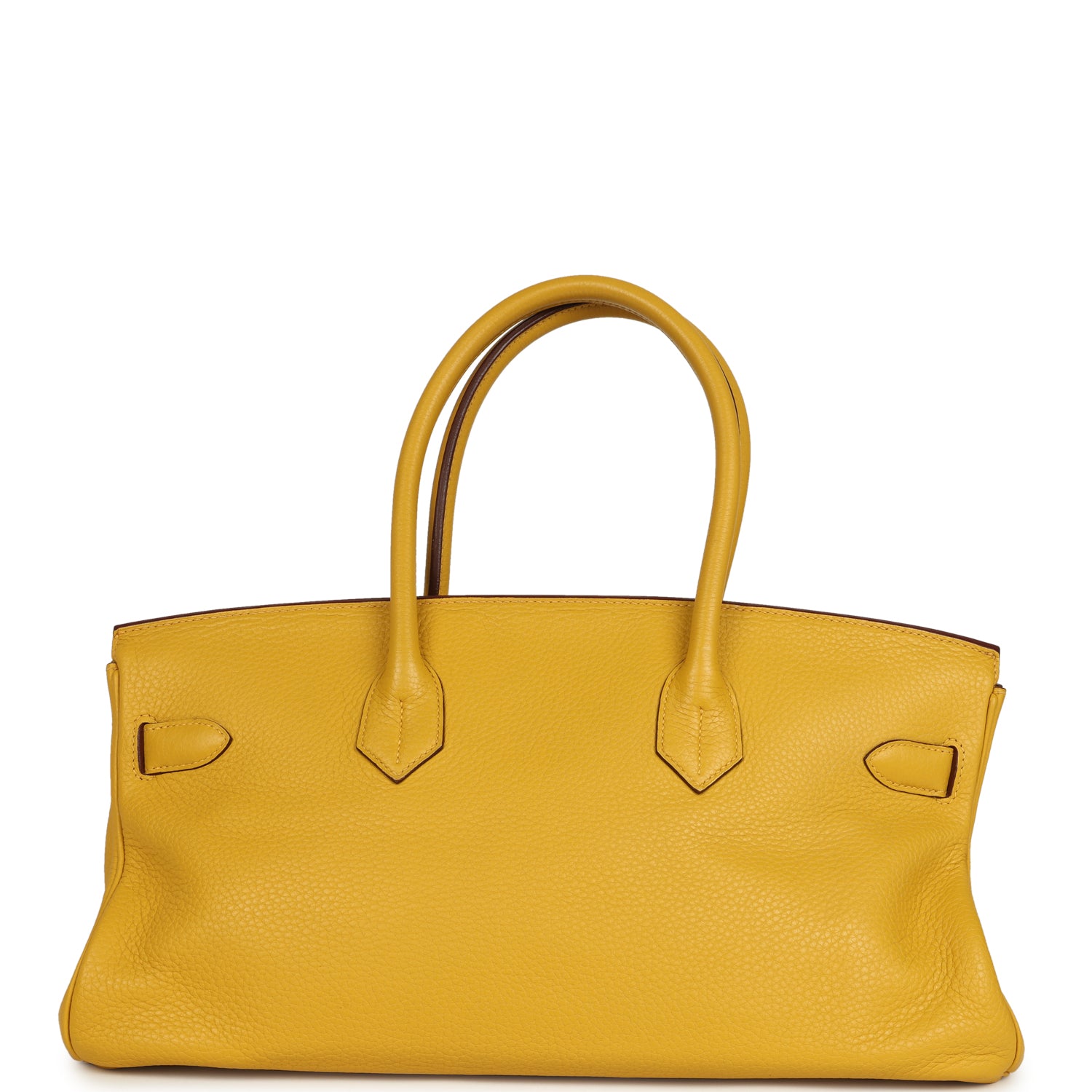 Vintage Hermes Shoulder Birkin 42 JPG Soleil Clemence Palladium Hardware