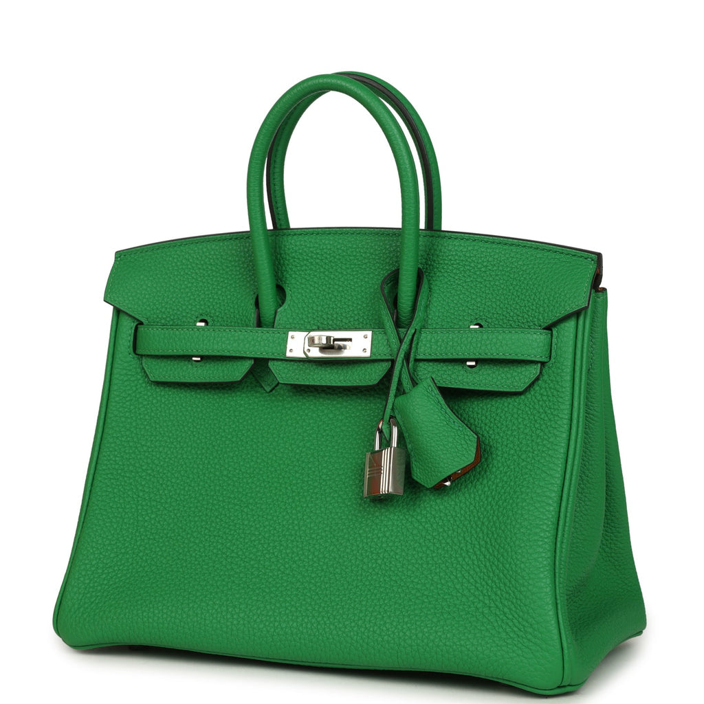 Hermes Birkin 25 Bambou Verso Togo Palladium Hardware