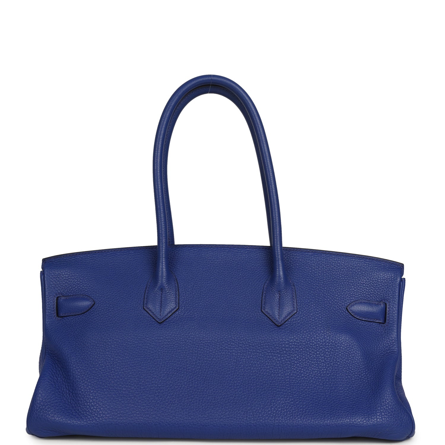 Vintage Hermes Shoulder Birkin 42 JPG Bleu Electric Togo Palladium Hardware