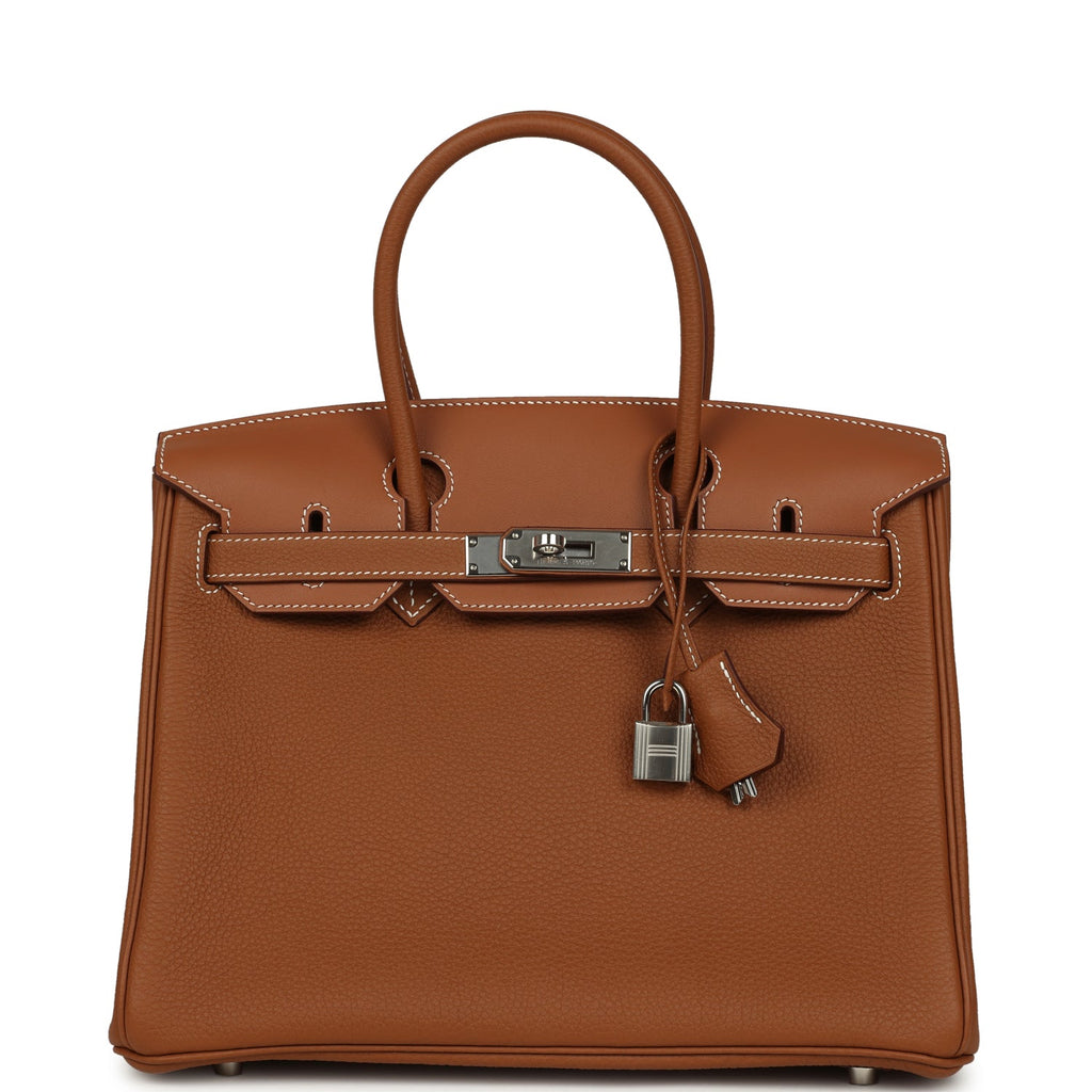 Hermes 3 en 1 Birkin 30 Gold Togo and Swift Palladium Hardware