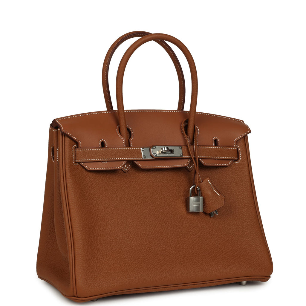 Hermes 3 en 1 Birkin 30 Gold Togo and Swift Palladium Hardware
