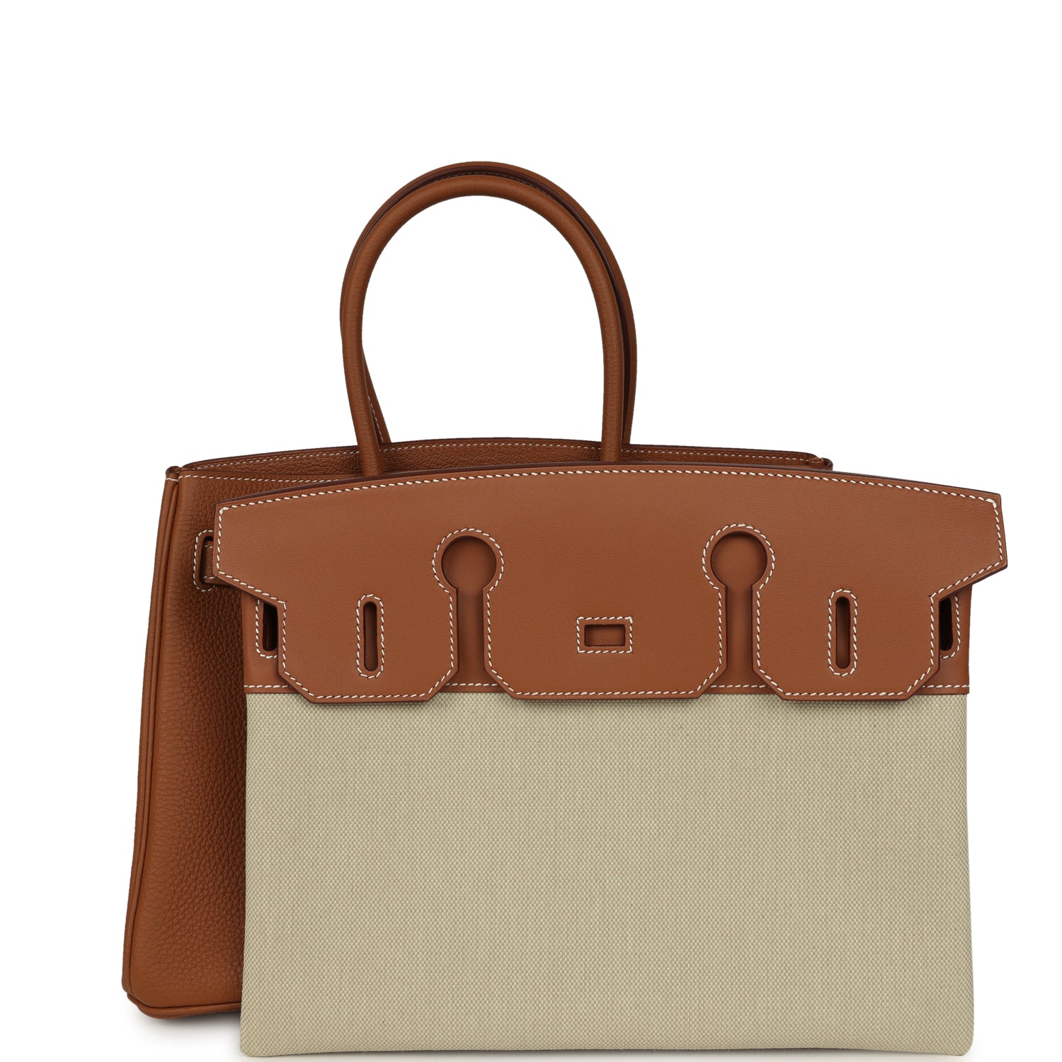 Hermes 3 en 1 Birkin 30 Gold Togo and Swift Palladium Hardware