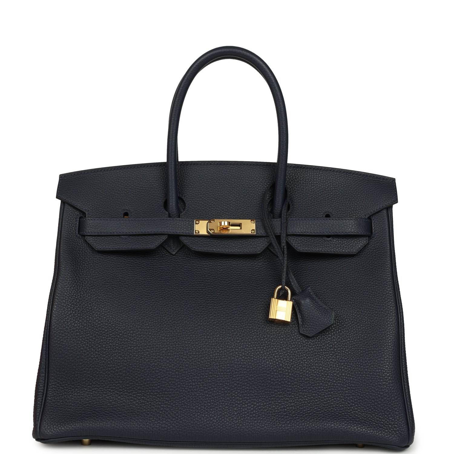 New Hermes Birkin 35 Bleu Nuit Togo Gold Hardware