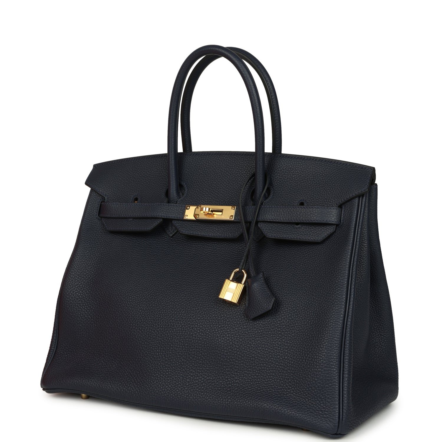 New Hermes Birkin 35 Bleu Nuit Togo Gold Hardware