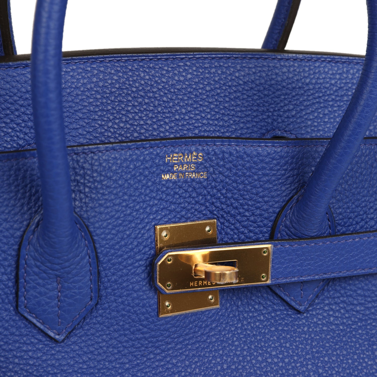 Hermes Birkin 35 Bleu Electric Togo Gold Hardware