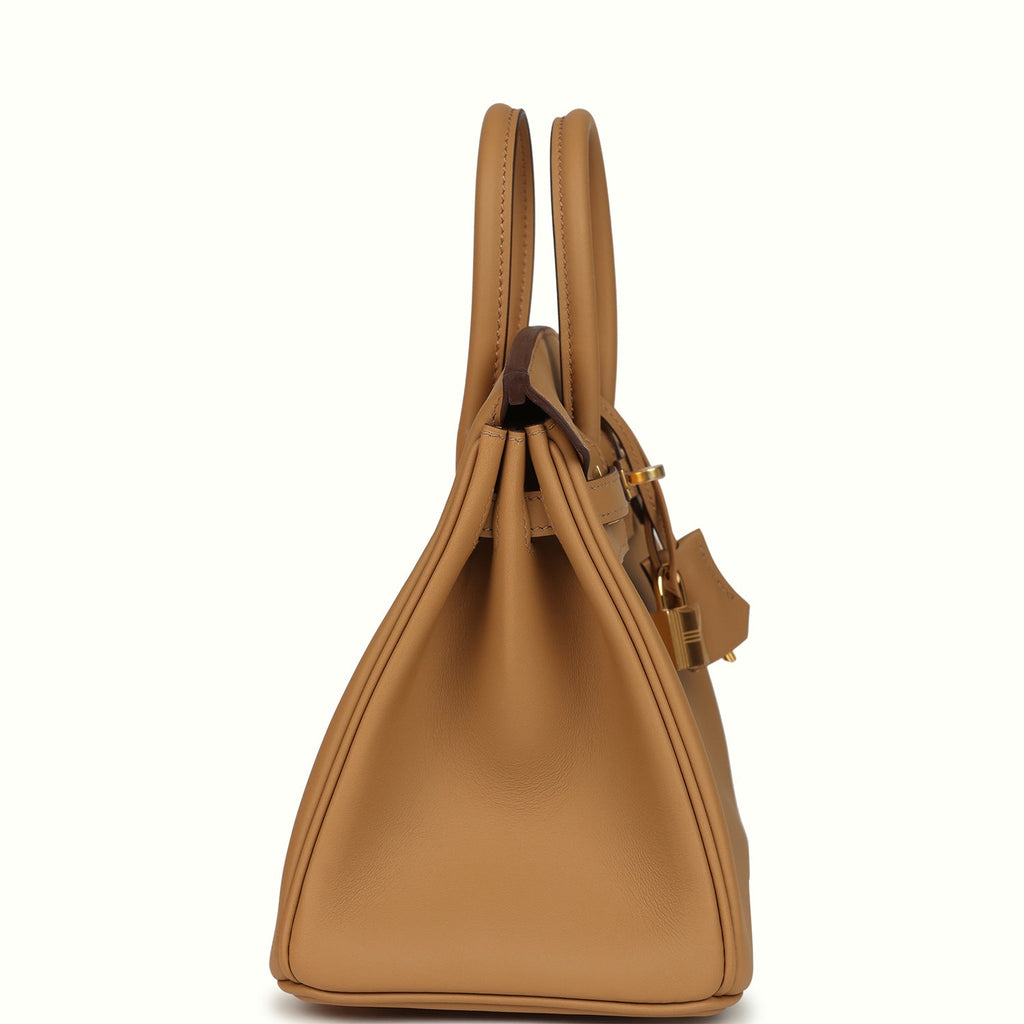 Hermes Birkin 25 Biscuit Swift Gold Hardware