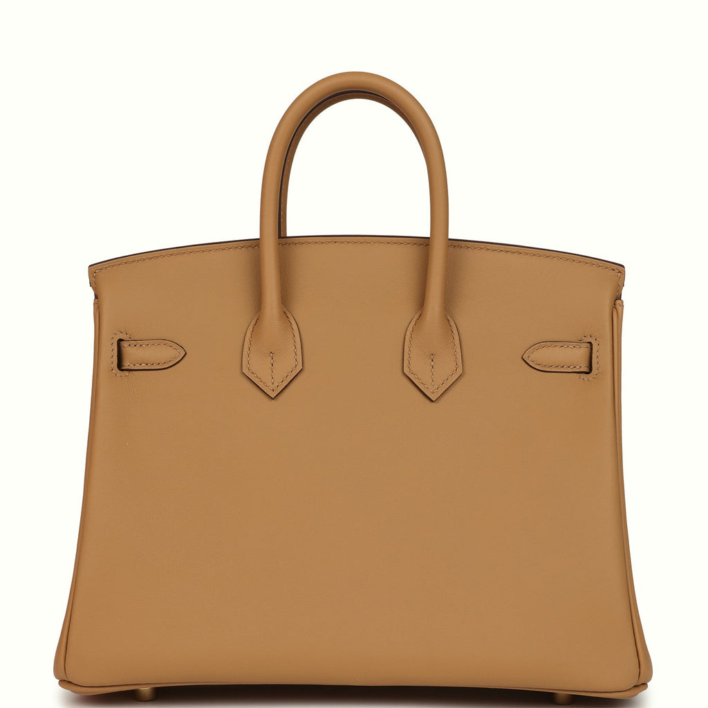 Hermes Birkin 25 Biscuit Swift Gold Hardware