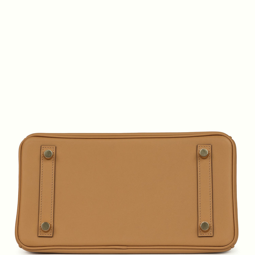 Hermes Birkin 25 Biscuit Swift Gold Hardware