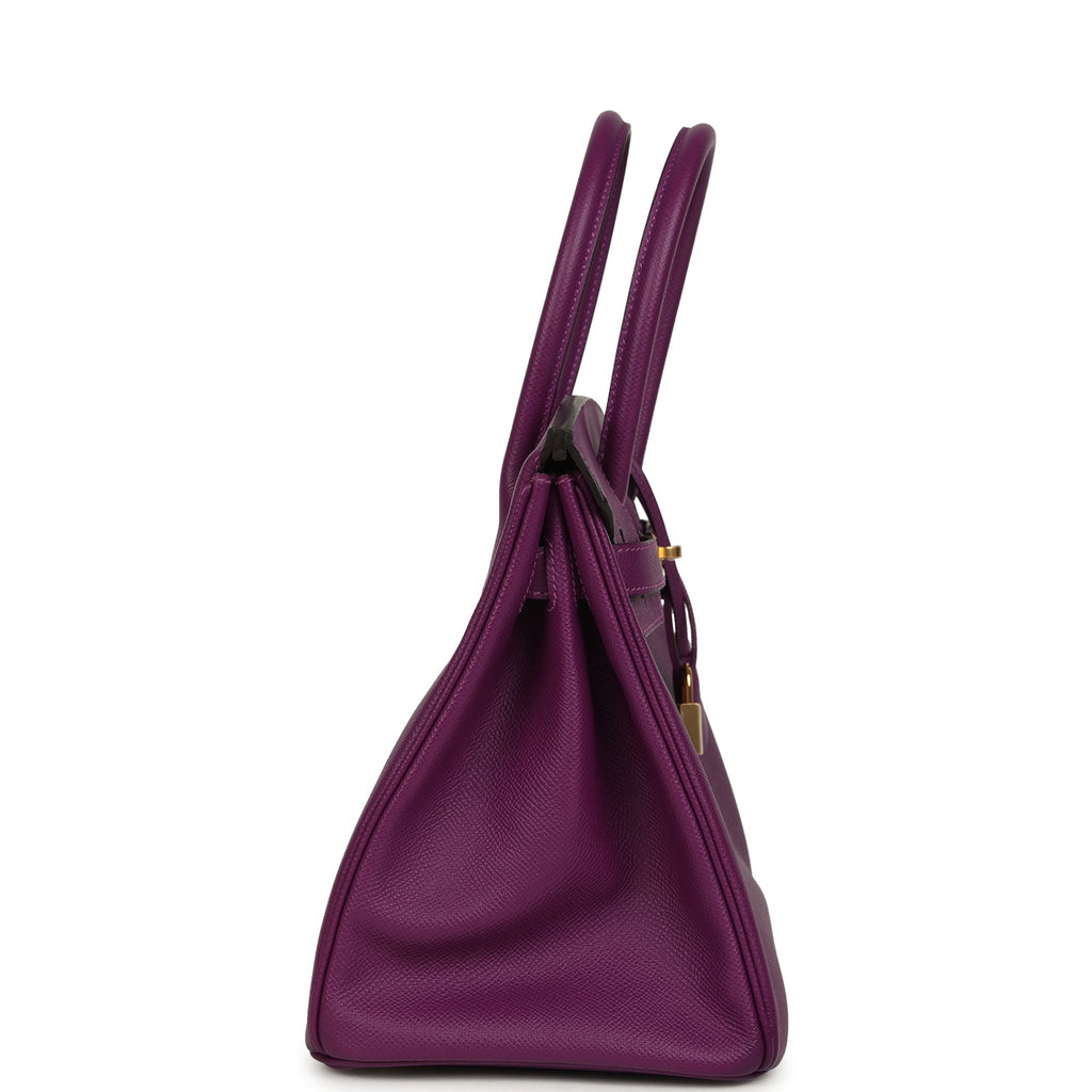 Hermes Birkin 30 Anemone Epsom Gold Hardware