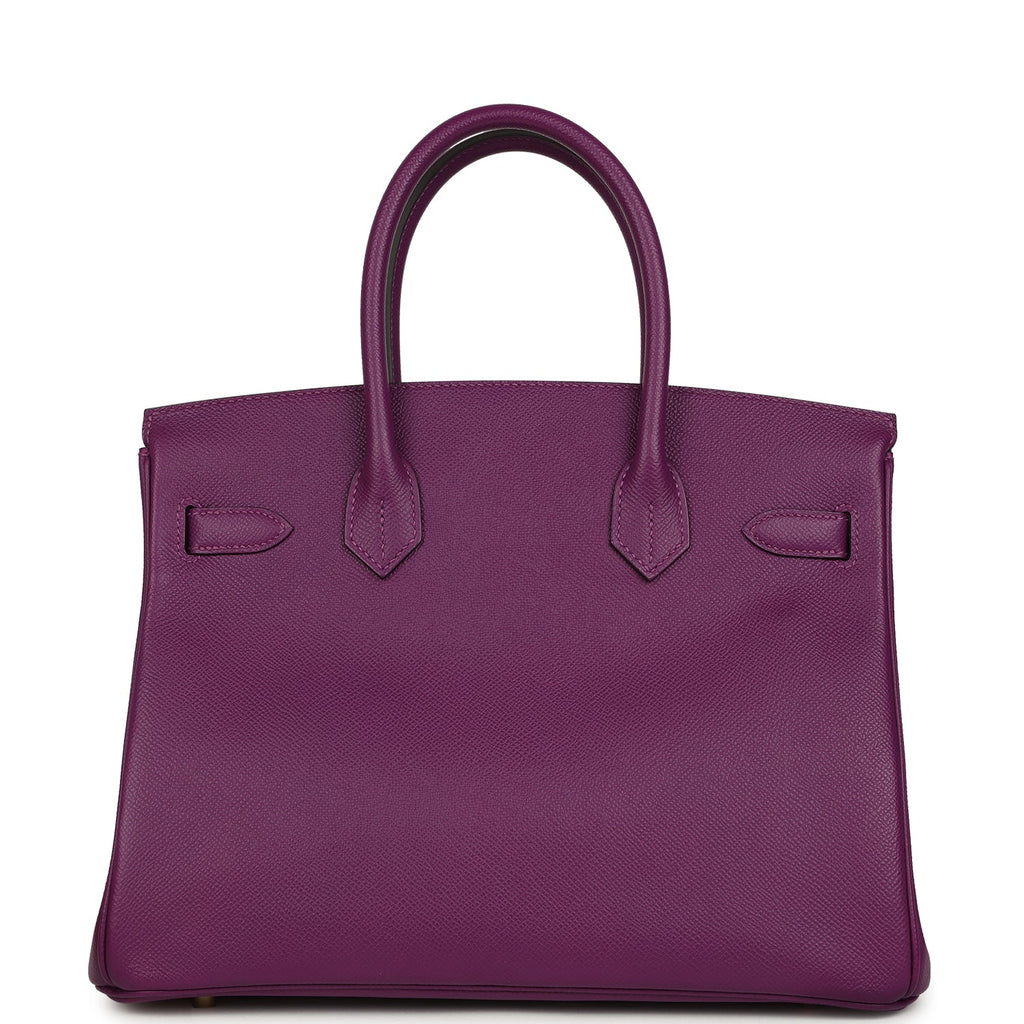 Hermes Birkin 30 Anemone Epsom Gold Hardware