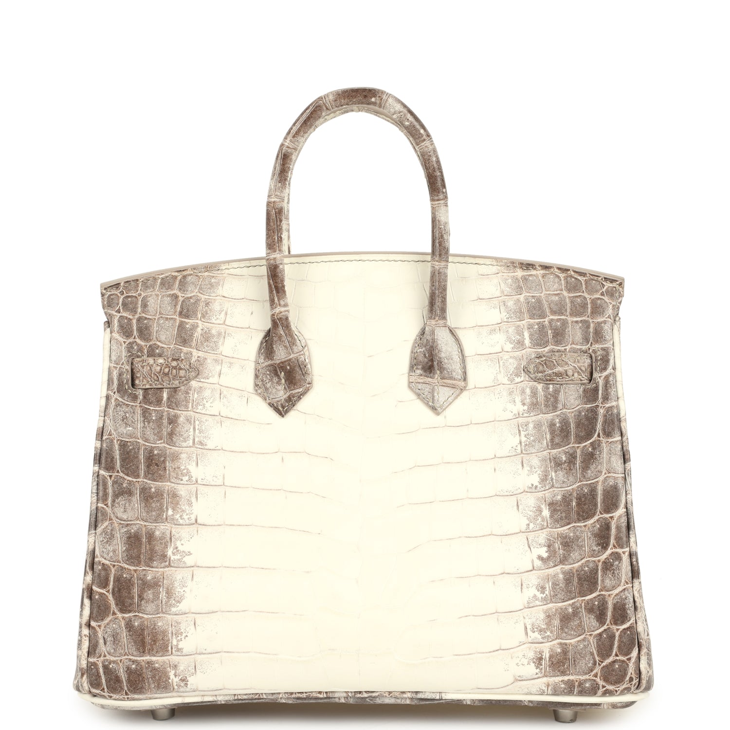 Hermes Birkin 25 Himalaya Niloticus Crocodile Palladium Hardware