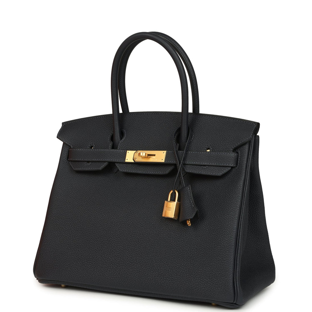 Hermes Birkin 30 Caban Togo Brushed Gold Hardware