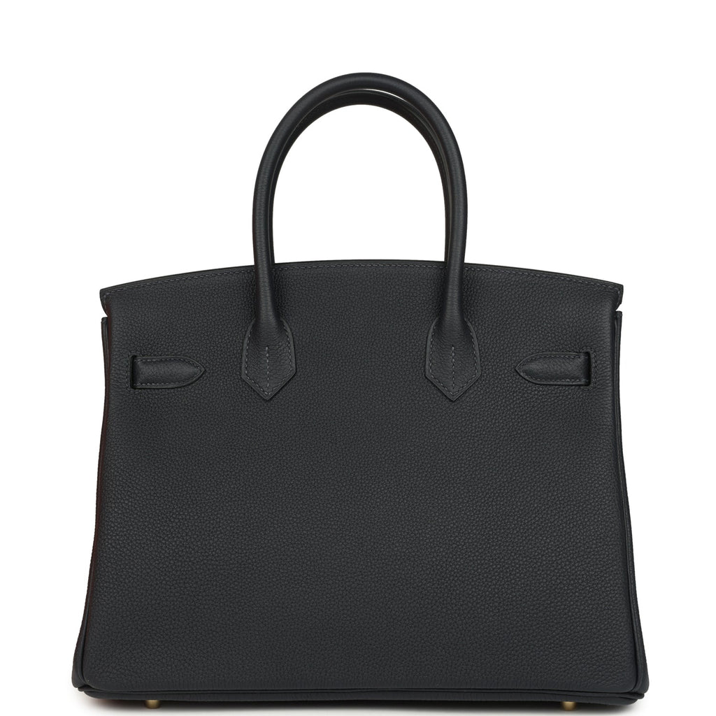 Hermes Birkin 30 Caban Togo Brushed Gold Hardware