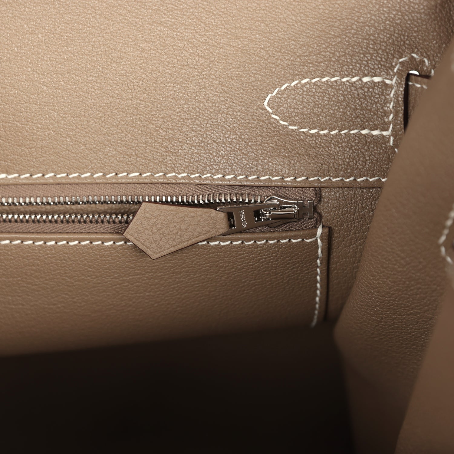 Hermes Birkin 30 Etoupe Togo Palladium Hardware