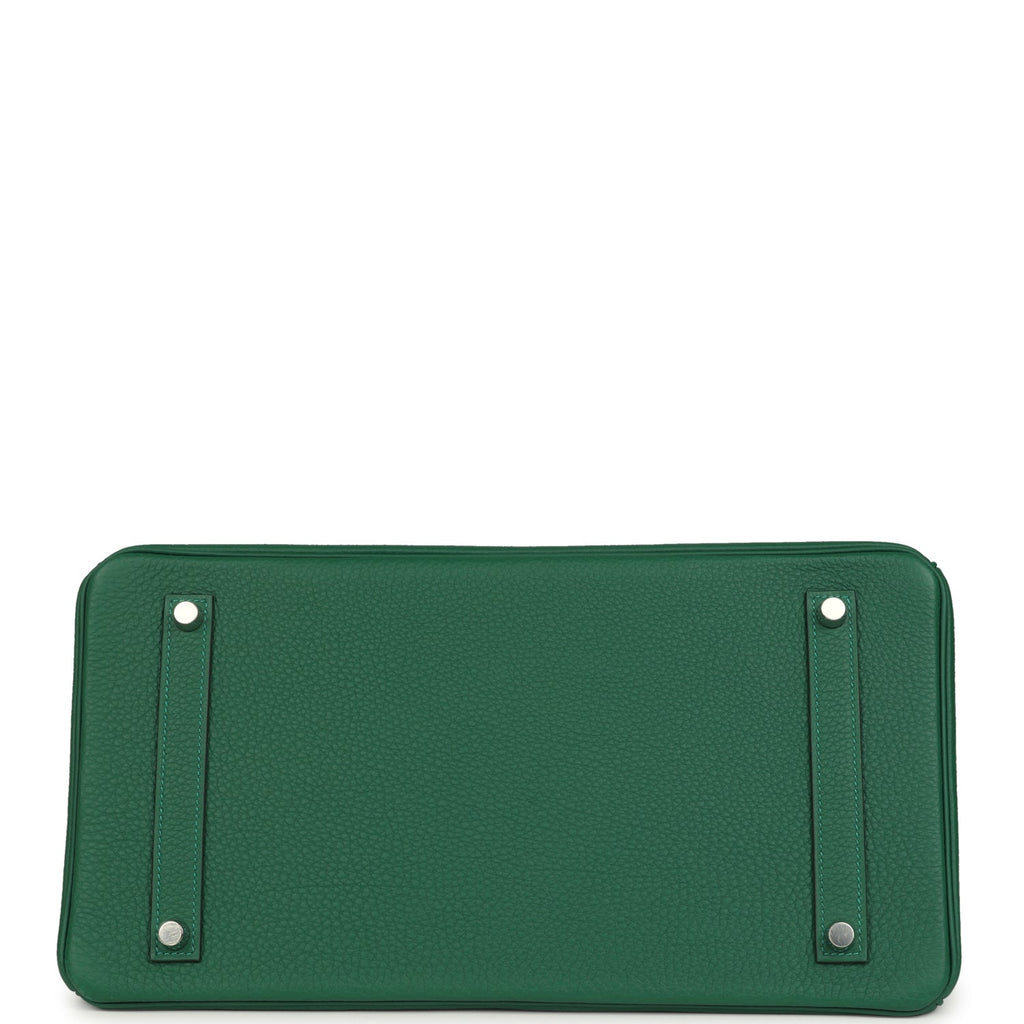 Hermes Birkin 35 Vert Moyen Togo Palladium Hardware