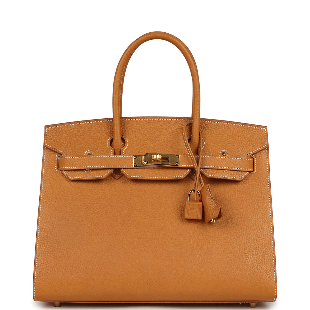 Hermes Birkin Sellier 30 Naturel Sable Vache Naturel Graine Gold Hardware