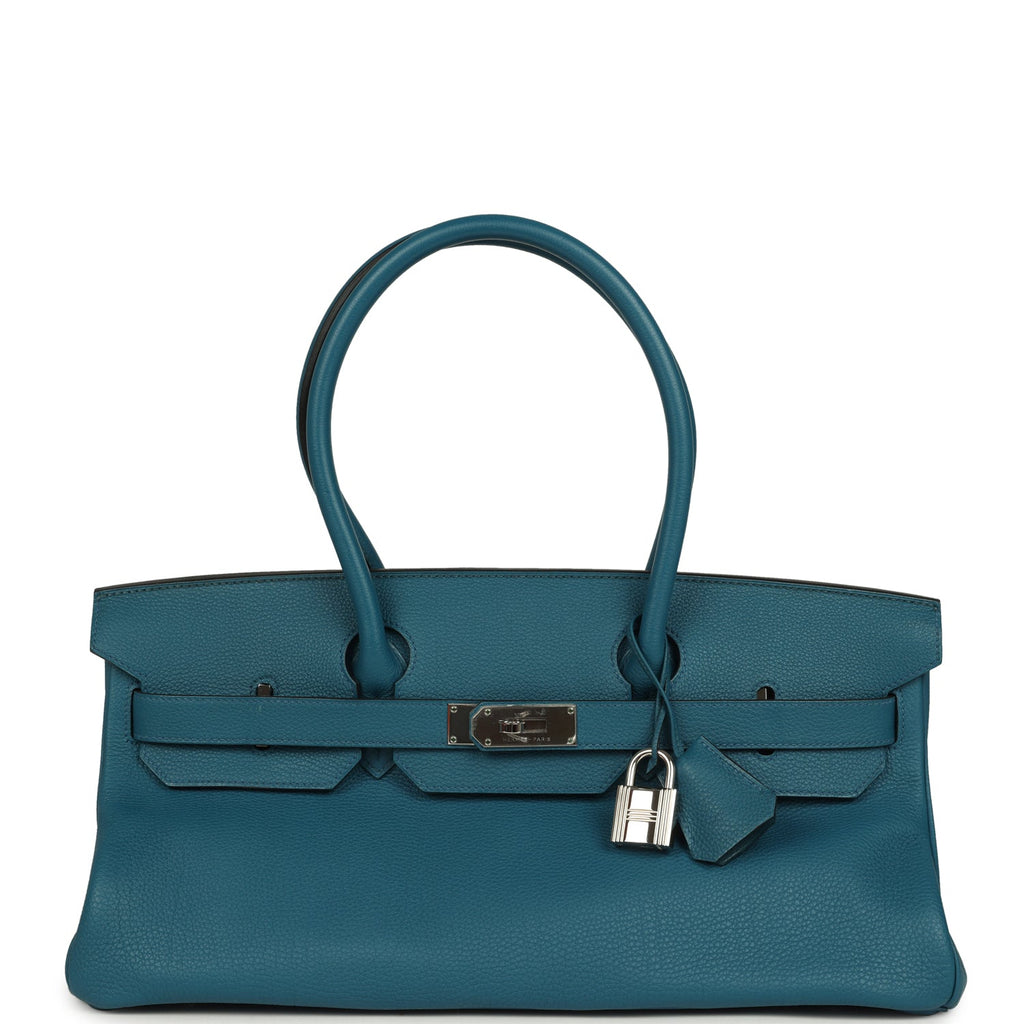Vintage Hermes Shoulder Birkin 42 JPG Cobalt Togo Palladium Hardware