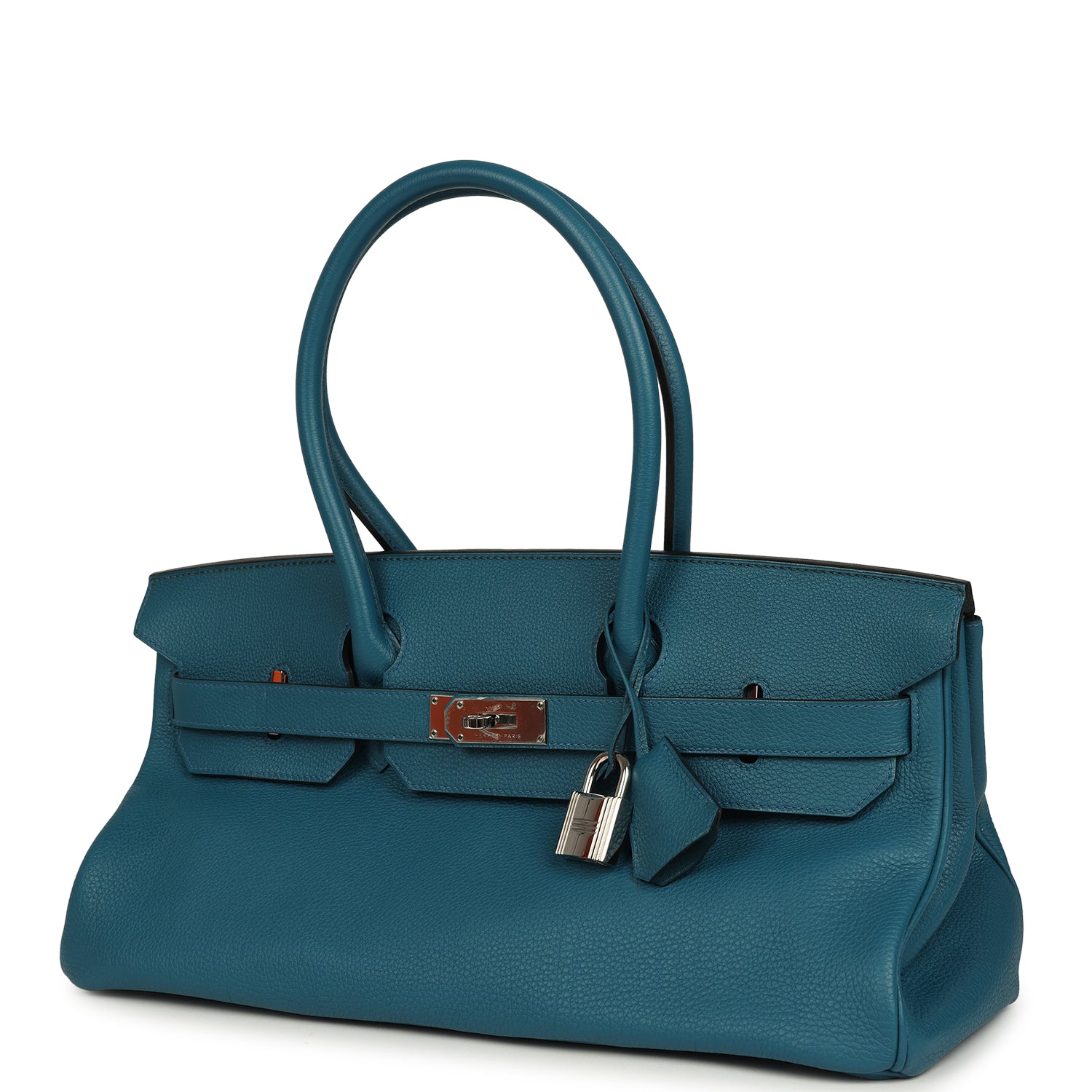 Vintage Hermes Shoulder Birkin 42 JPG Cobalt Togo Palladium Hardware