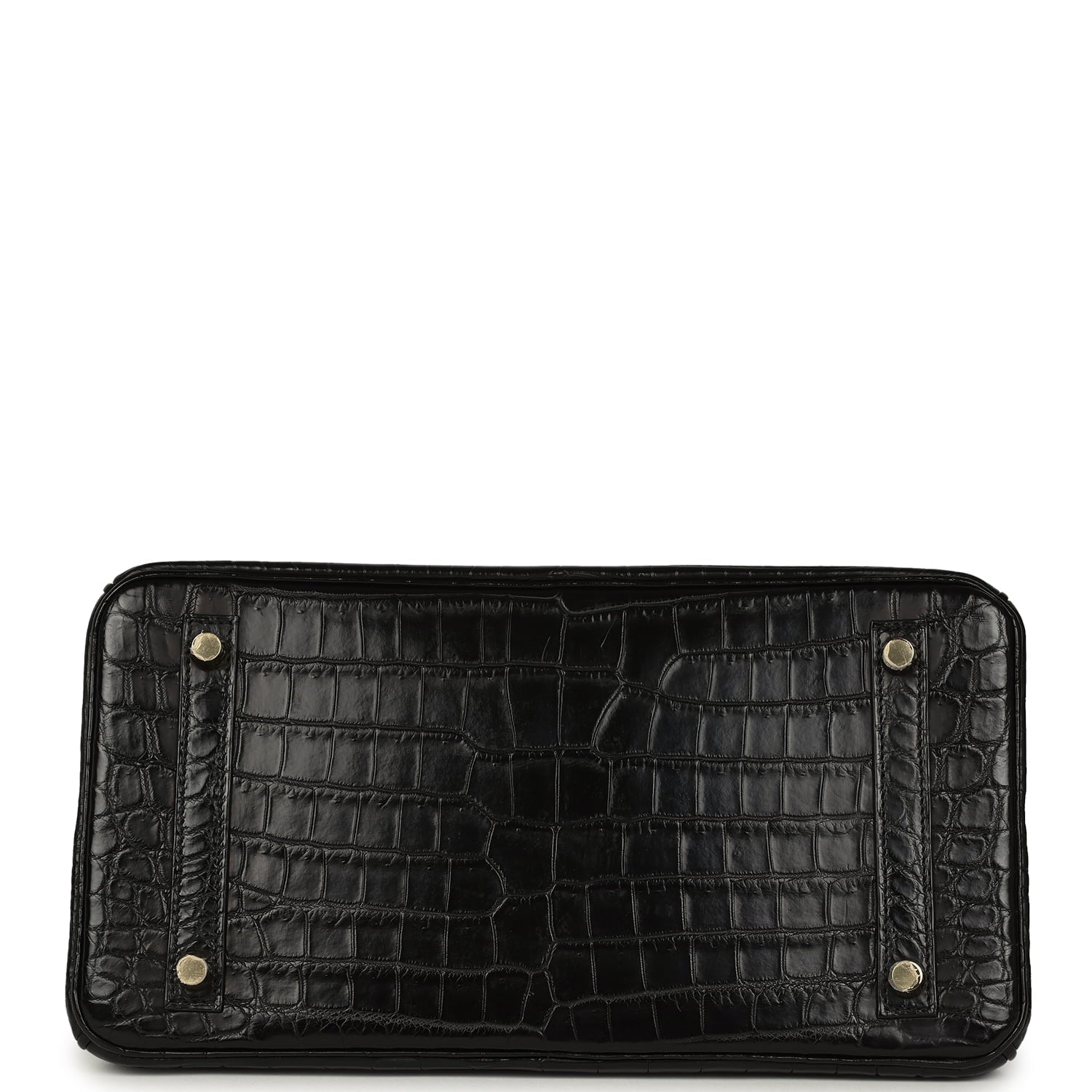 Hermes Birkin 30 Black Matte Niloticus Crocodile Gold Hardware