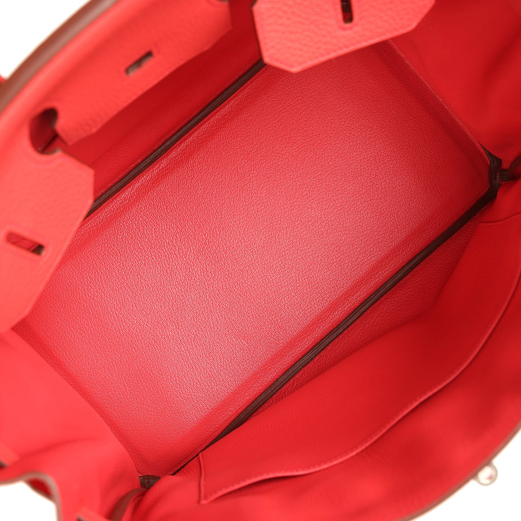 Hermes Birkin 35 Bougainvillea Clemence Palladium Hardware