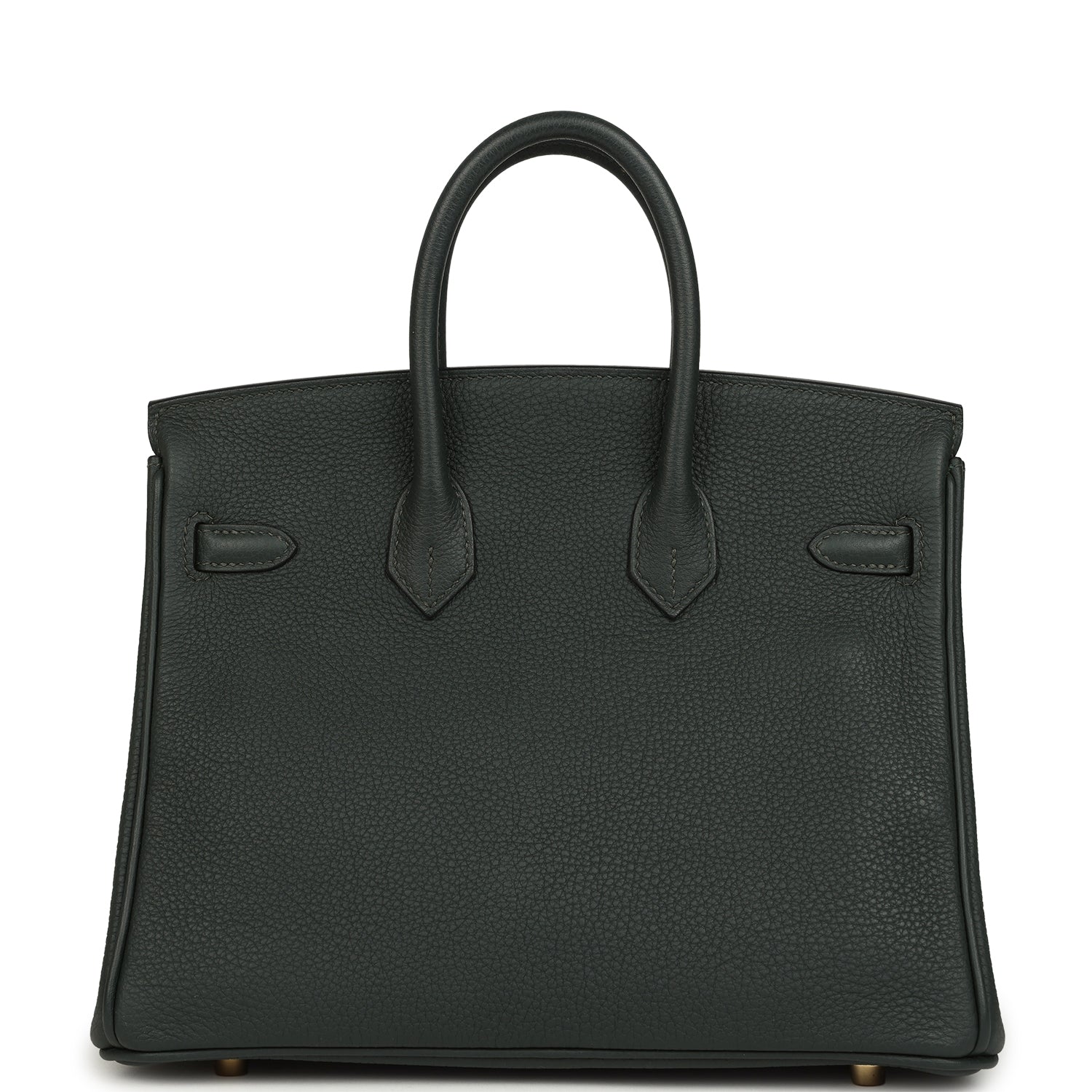 Hermes Birkin 25 Vert Fonce Togo Gold Hardware