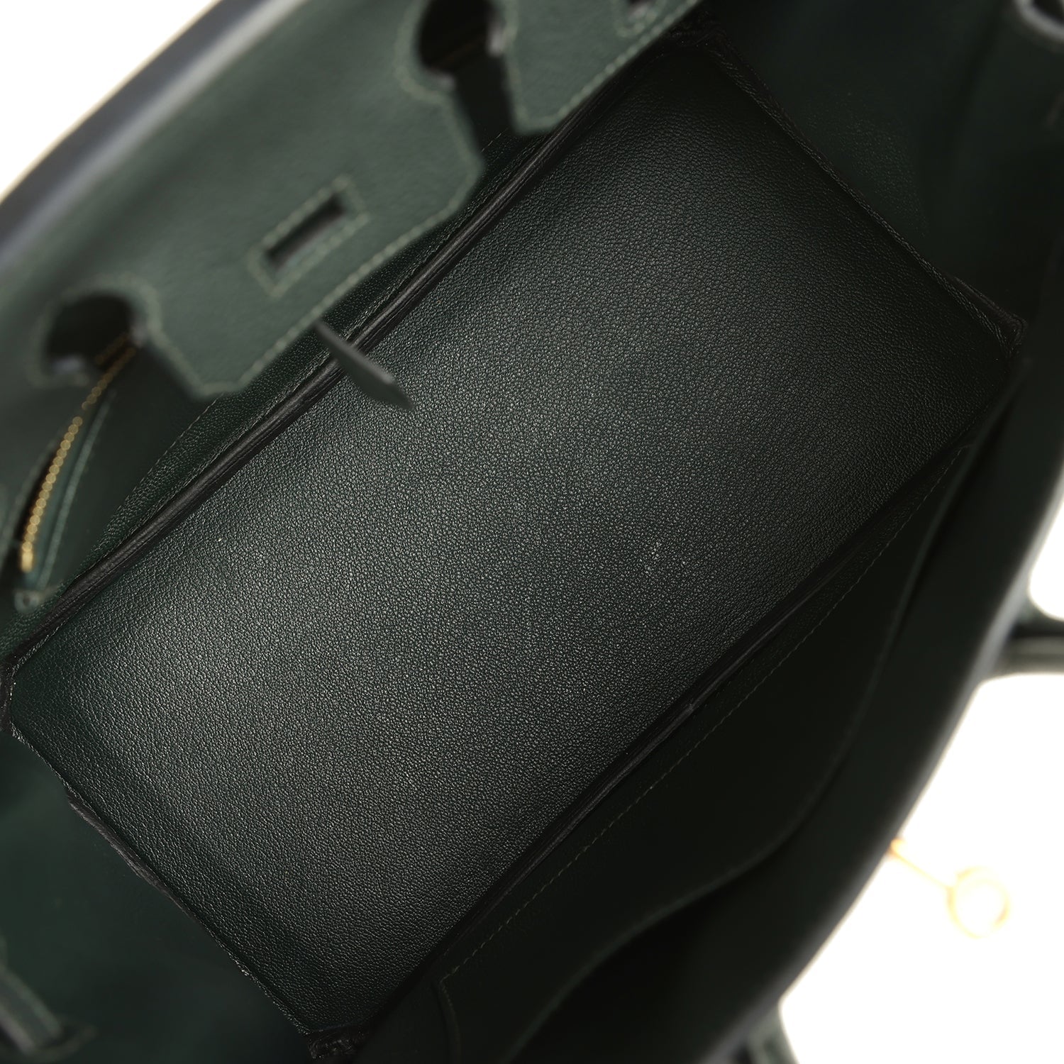 Hermes Birkin 25 Vert Fonce Togo Gold Hardware