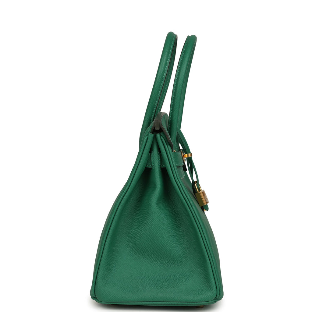 Hermes Birkin 30 Vert Vertigo Epsom Gold Hardware