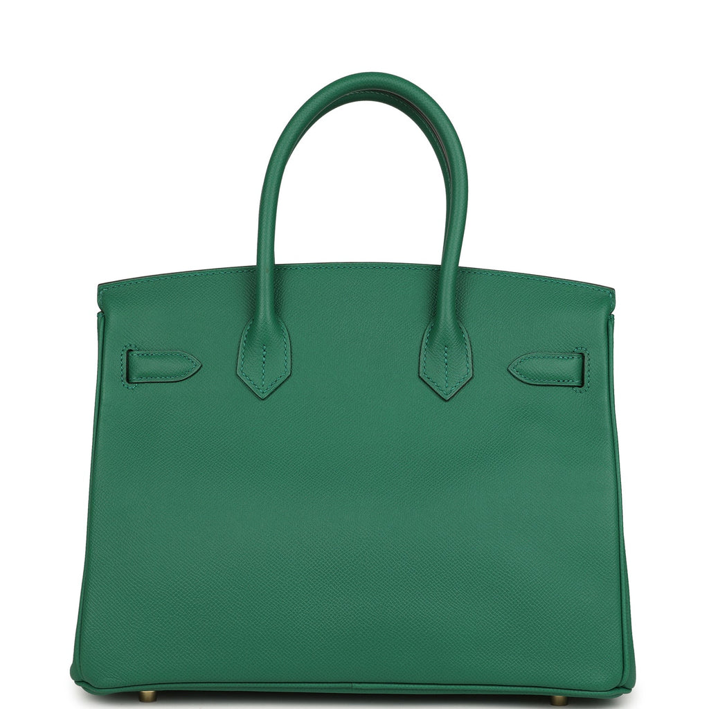 Hermes Birkin 30 Vert Vertigo Epsom Gold Hardware