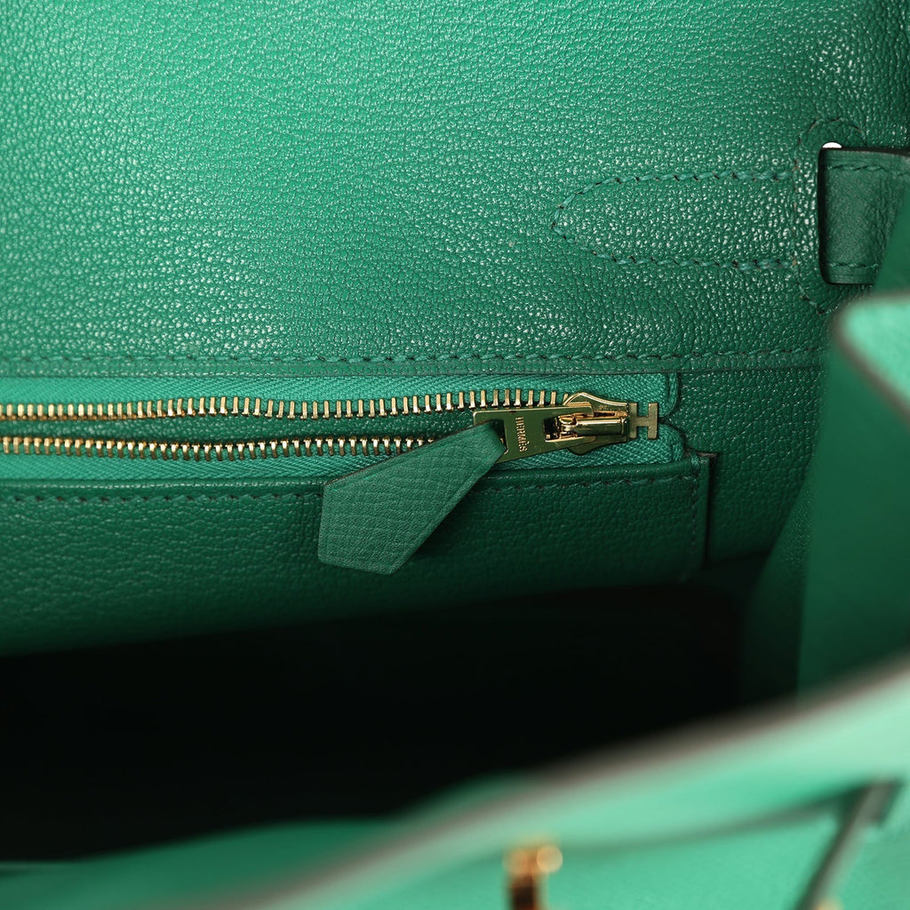 Hermes Birkin 30 Vert Vertigo Epsom Gold Hardware