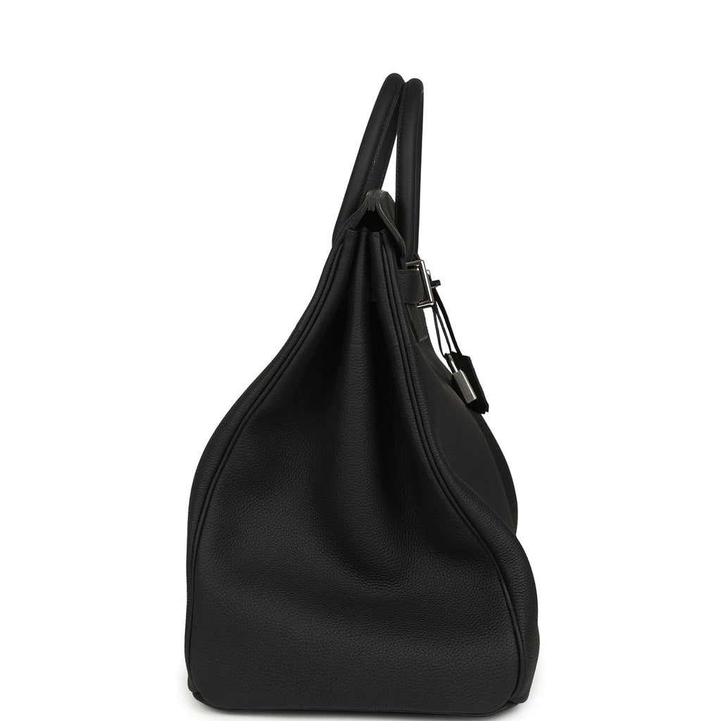 Hermes HAC Birkin 40 Black Togo Palladium Hardware