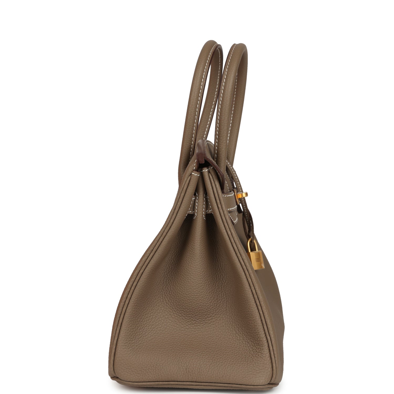 Hermes Birkin 30 Etoupe Togo Brushed Gold Hardware