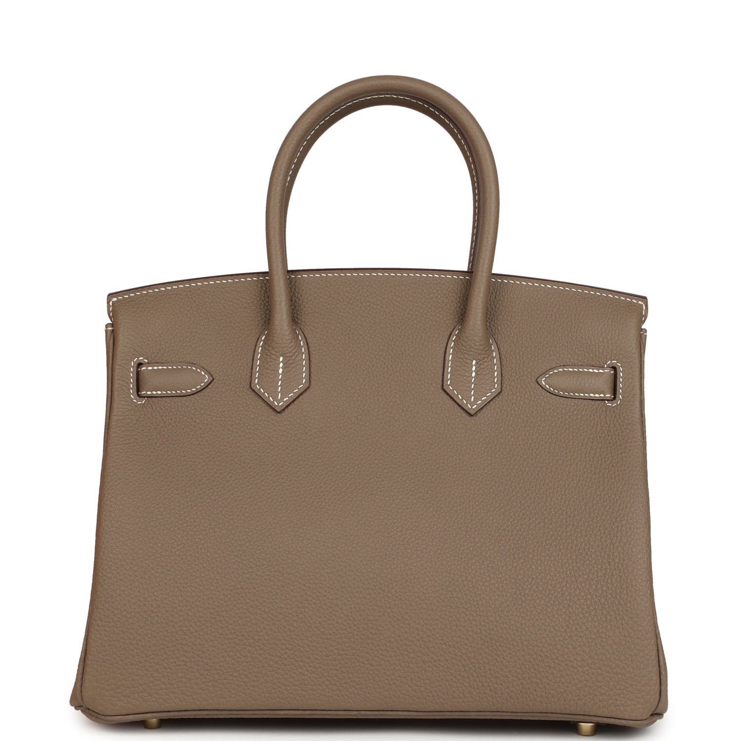 Hermes Birkin 30 Etoupe Togo Brushed Gold Hardware