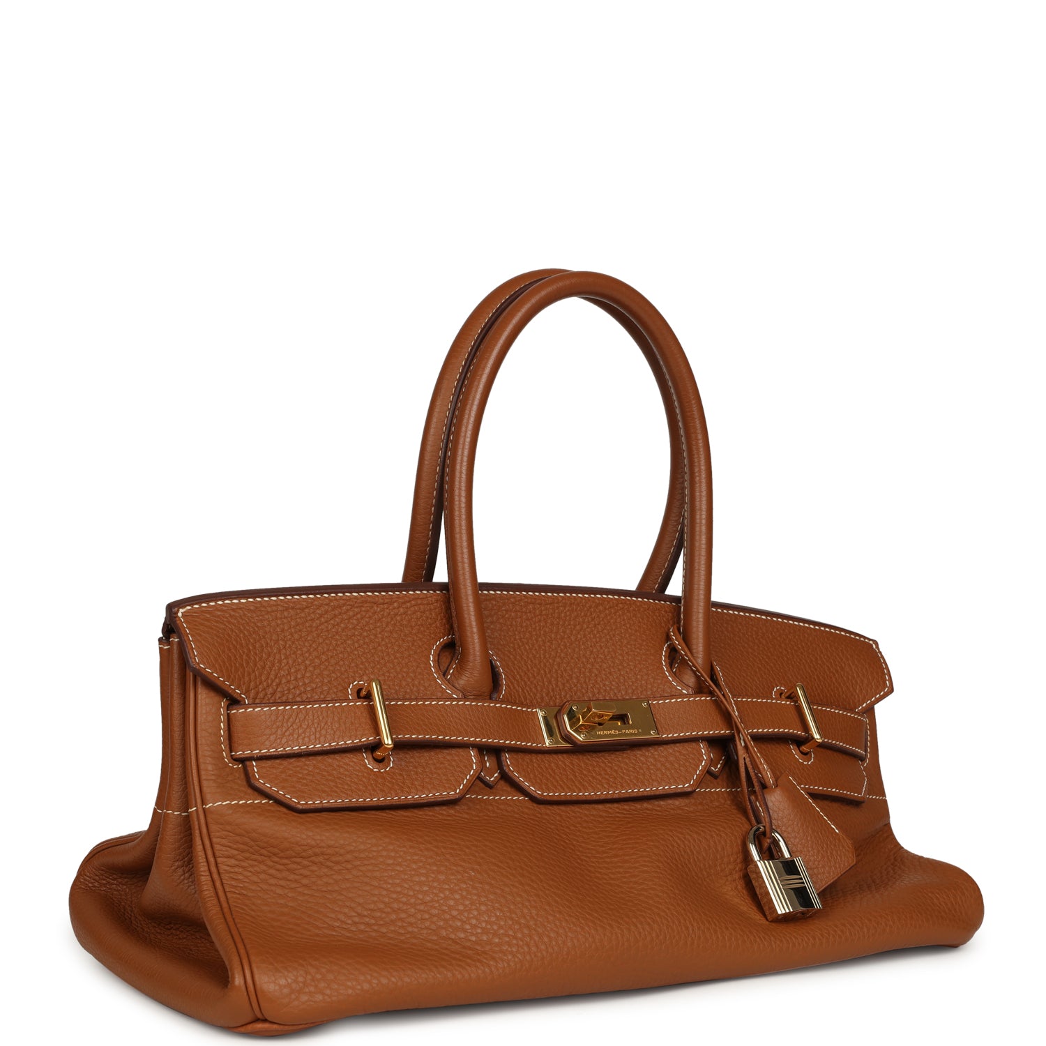 New Hermes Shoulder Birkin 42 JPG Gold Clemence Gold Hardware