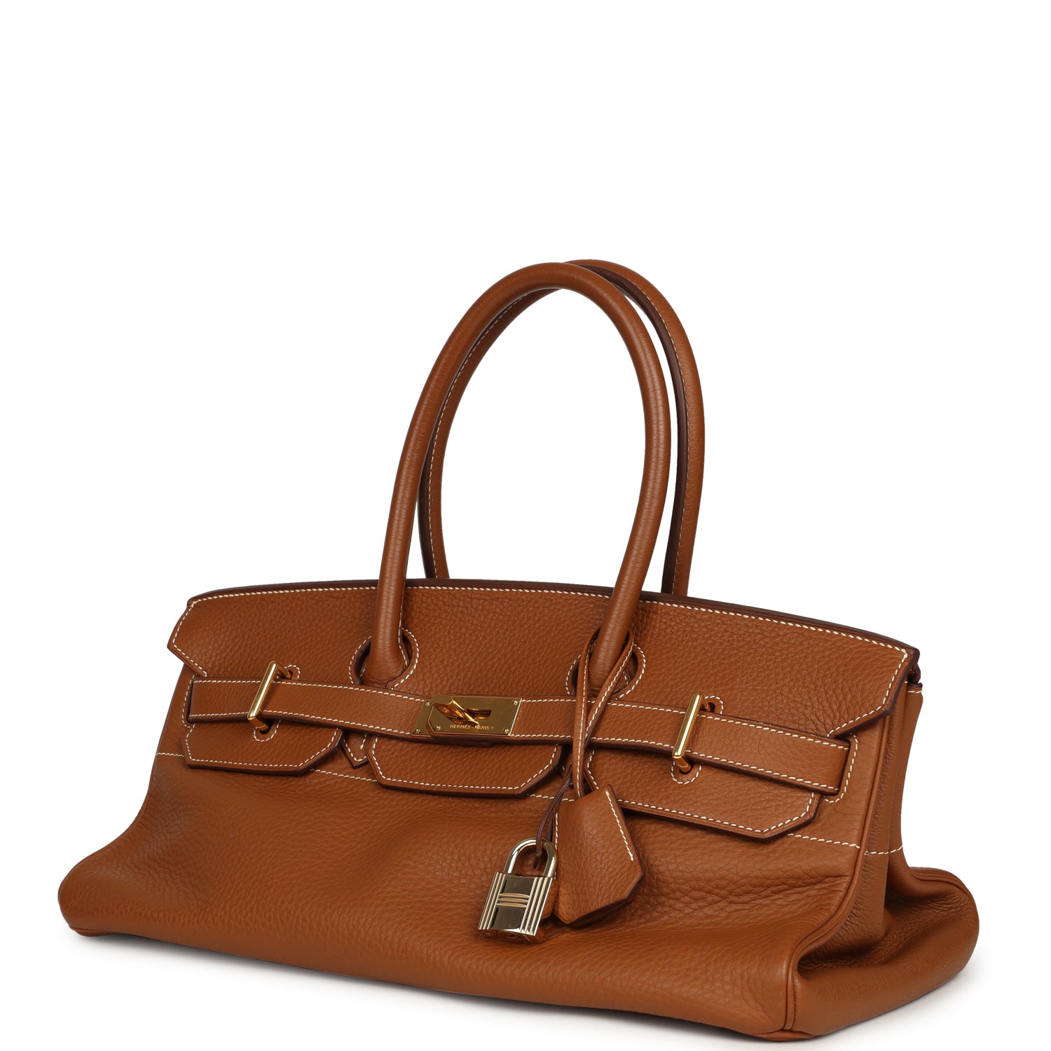 New Hermes Shoulder Birkin 42 JPG Gold Clemence Gold Hardware