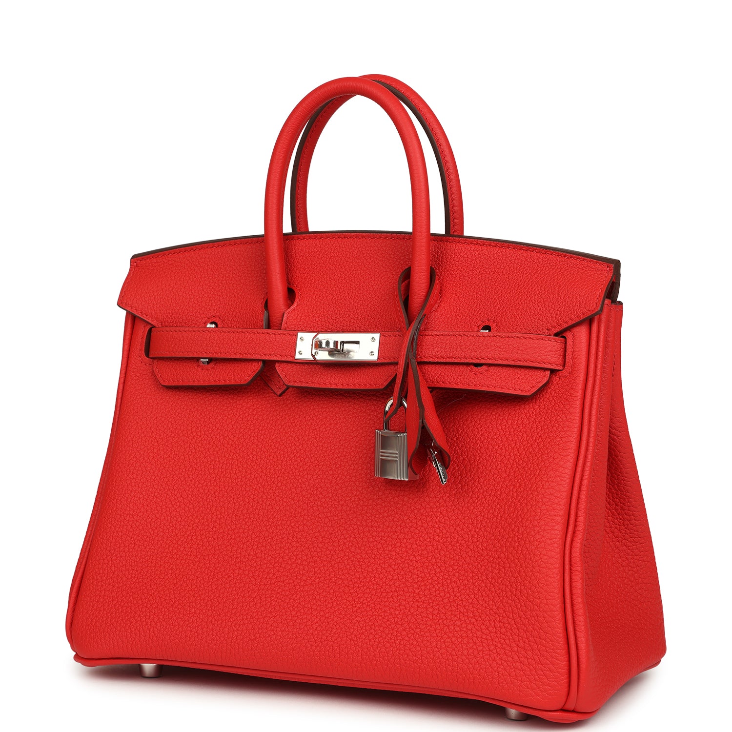 Hermes Birkin 25 Rouge de Coeur Togo Palladium Hardware