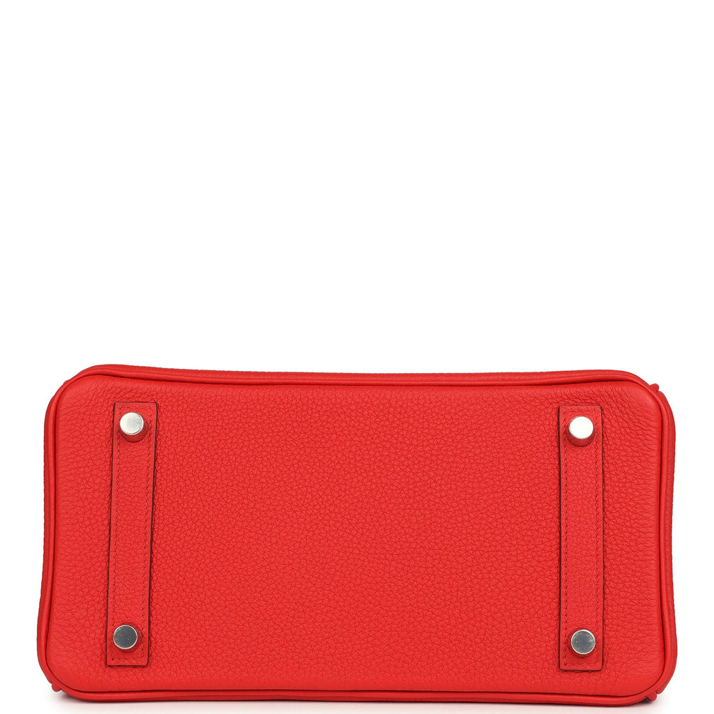 Hermes Birkin 25 Rouge de Coeur Togo Palladium Hardware