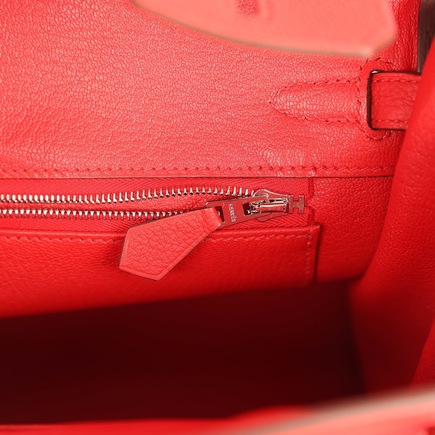 Hermes Birkin 25 Rouge de Coeur Togo Palladium Hardware