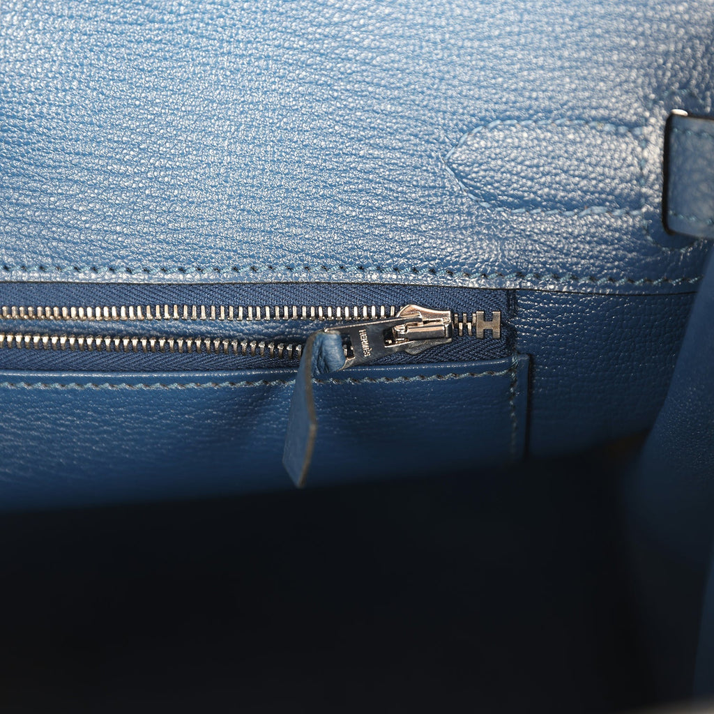 Hermes Birkin 30 Deep Bleu Togo Palladium Hardware