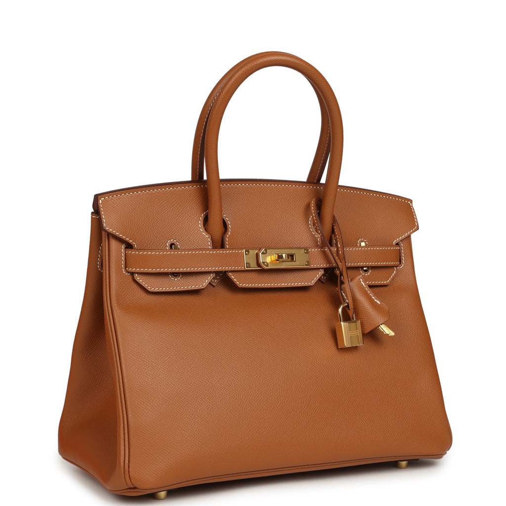 Hermes Birkin 30 Gold Epsom Gold Hardware
