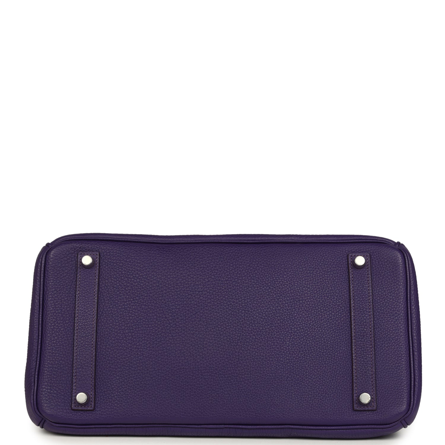 Pre-owned Hermes Birkin 35 Violet Togo Palladium Hardware