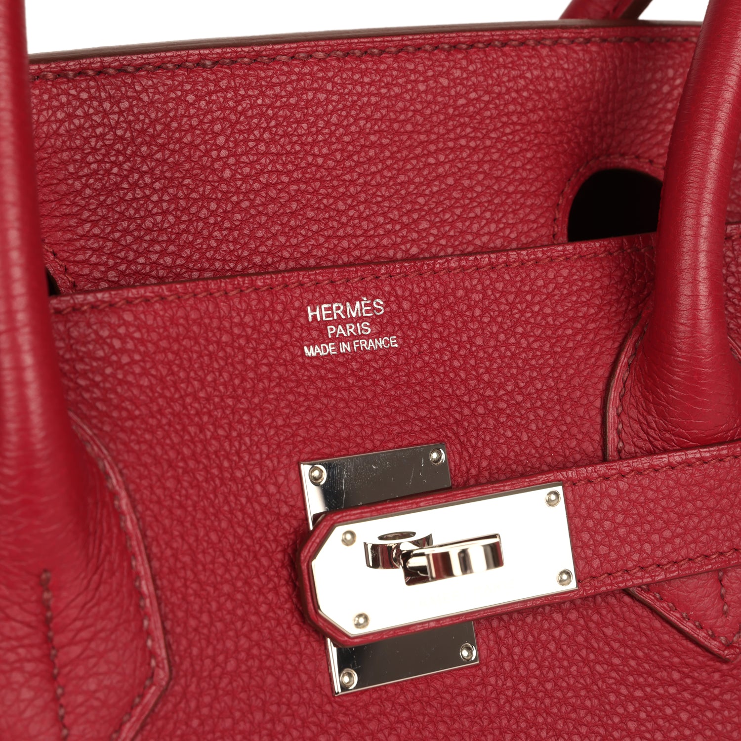 Vintage Hermes Shoulder Birkin 42 JPG Rubis Togo Palladium Hardware