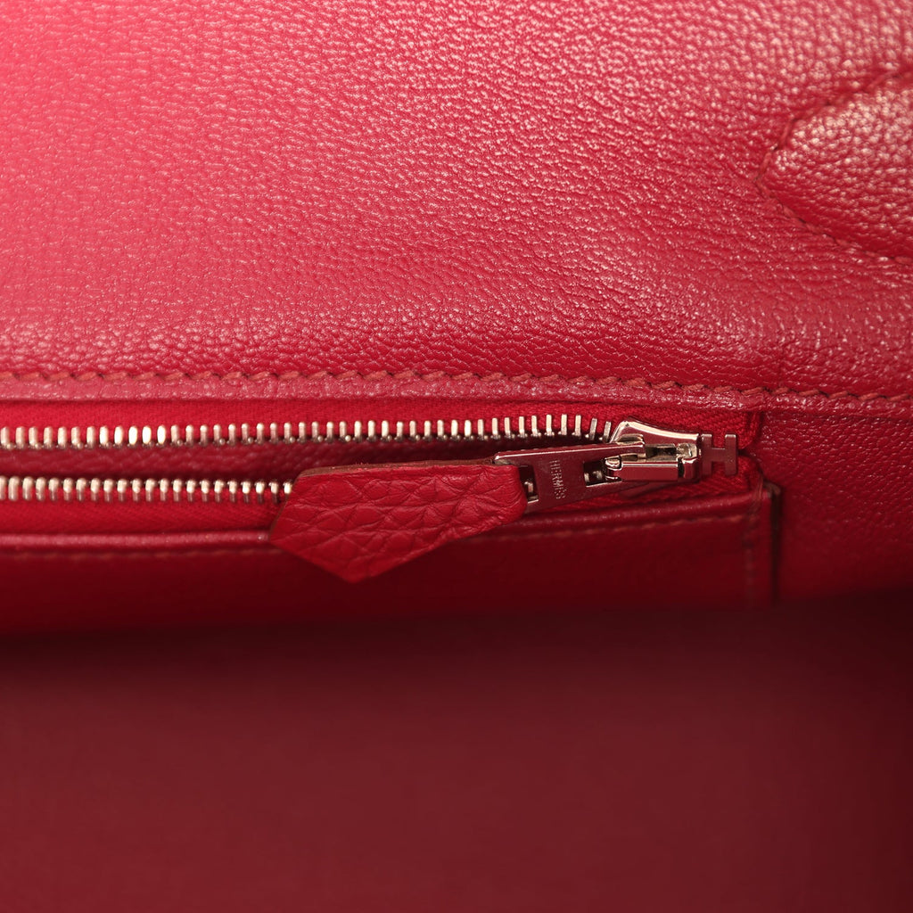 Vintage Hermes Shoulder Birkin 42 JPG Rubis Togo Palladium Hardware