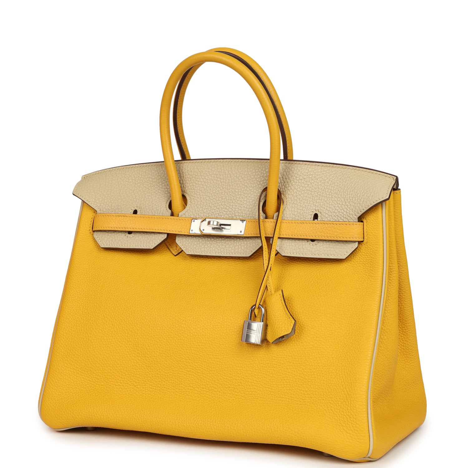 Hermes Special Order (HSS) Birkin 35 Soleil and Parchemin Togo Palladium Hardware