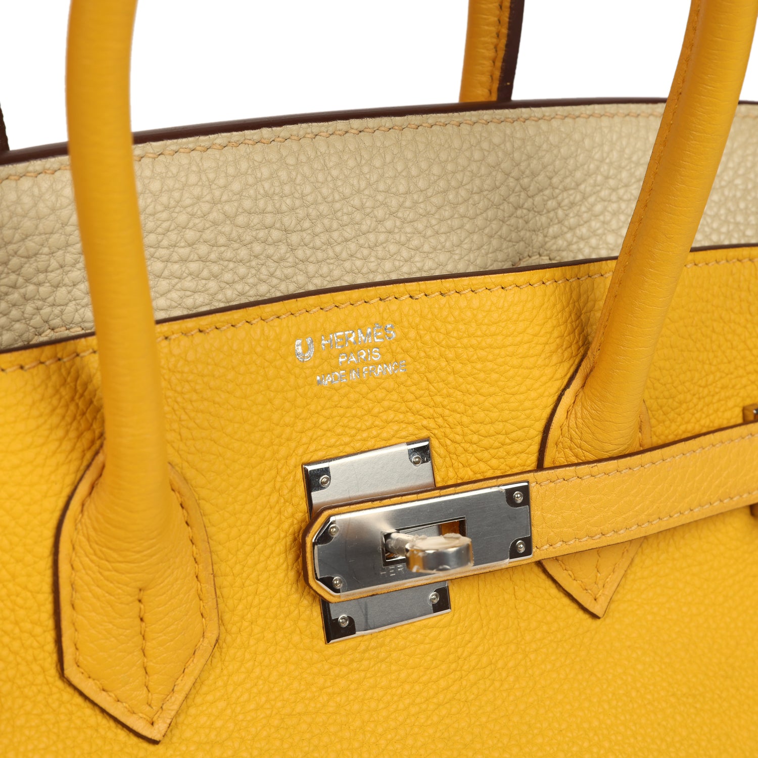 Hermes Special Order (HSS) Birkin 35 Soleil and Parchemin Togo Palladium Hardware