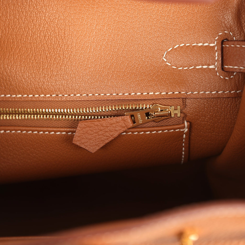 Hermes Birkin 25 Gold Togo Gold Hardware