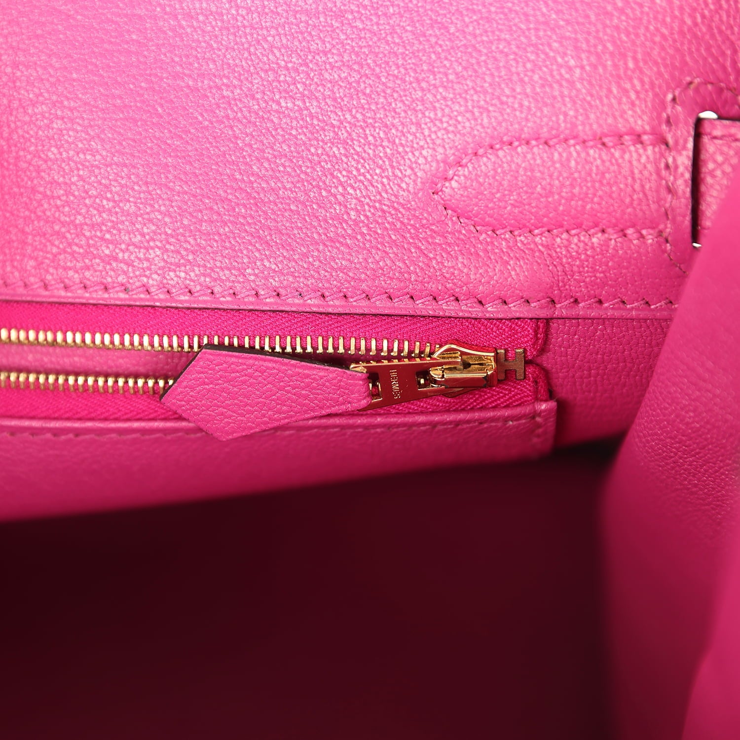 Hermes Special Order (HSS) Birkin 30 Bleu Paon and Rose Poupre Brushed Gold Hardware