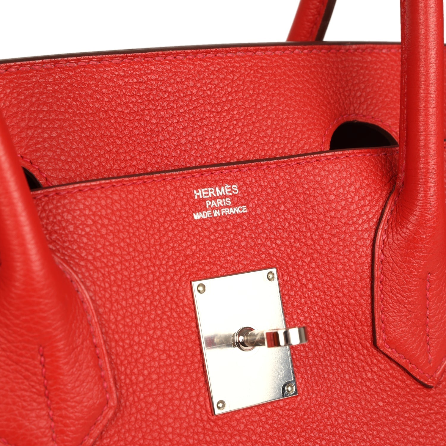 Vintage Hermes Shoulder Birkin 42 JPG Capucine Togo Palladium Hardware