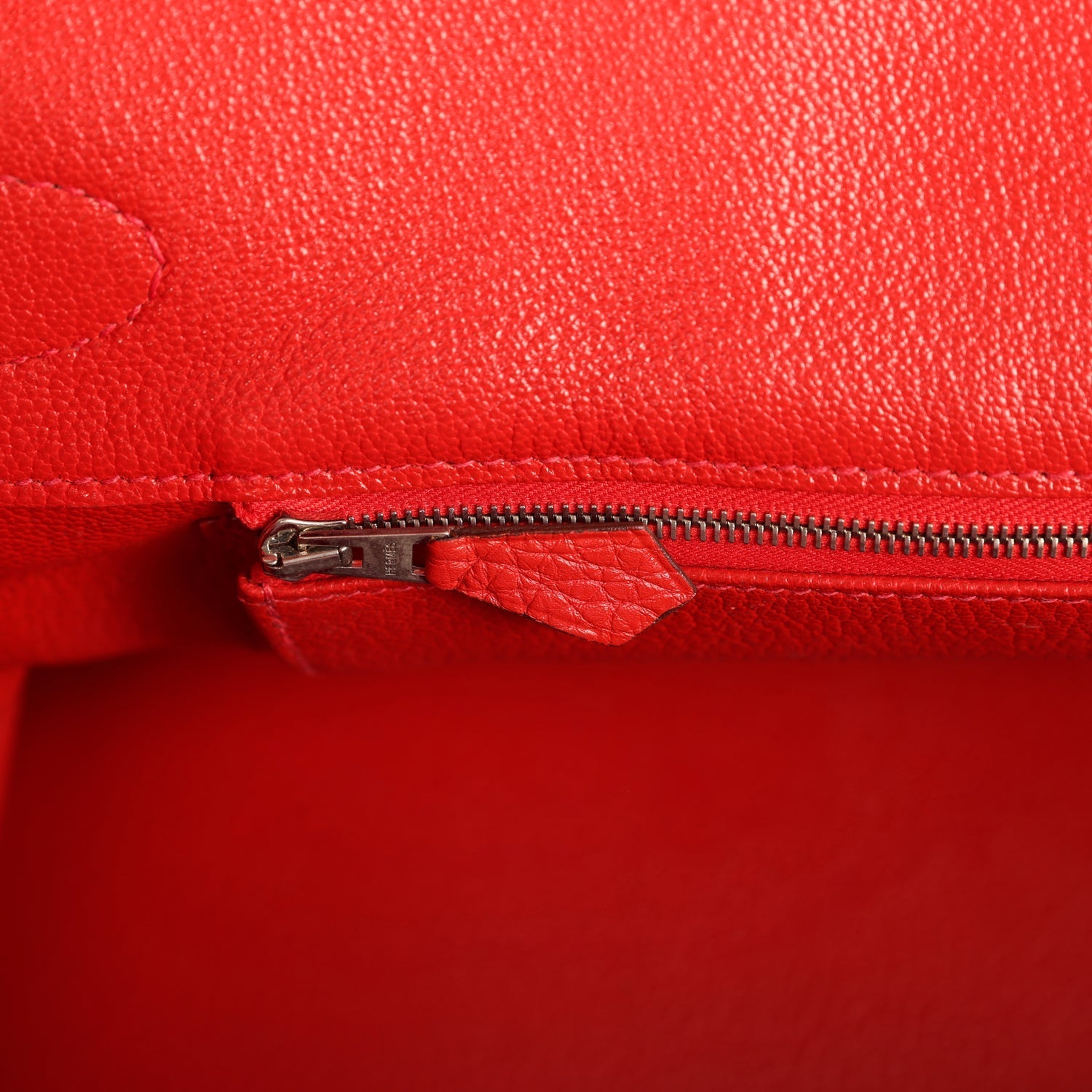 Vintage Hermes Shoulder Birkin 42 JPG Capucine Togo Palladium Hardware