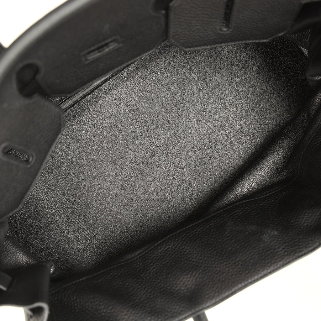 Vintage Hermes Shoulder Birkin 42 JPG Black Clemence Palladium Hardware