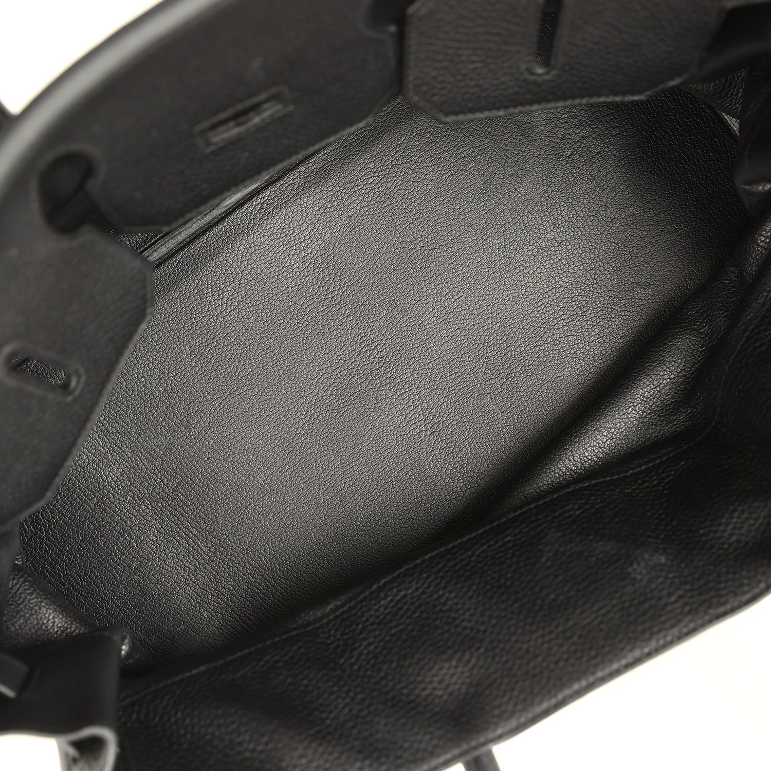 Vintage Hermes Shoulder Birkin 42 JPG Black Clemence Palladium Hardware
